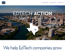 Tablet Screenshot of edtechaction.com